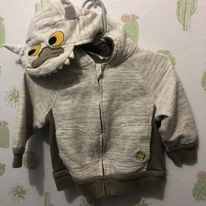 Where the Wild Things Are Zip Hoodie 12m